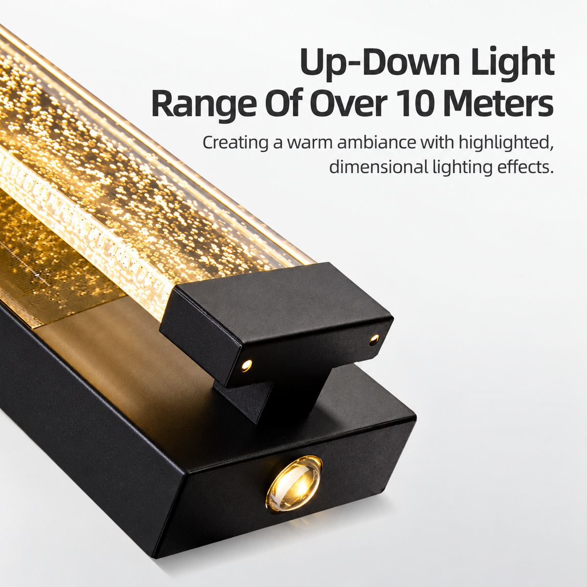 Solar Powered LED Wall Lamp – Up & Down Lighting, IP65 Waterproof
