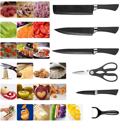 KUNZHISHENG - 6 pcs Knife Set