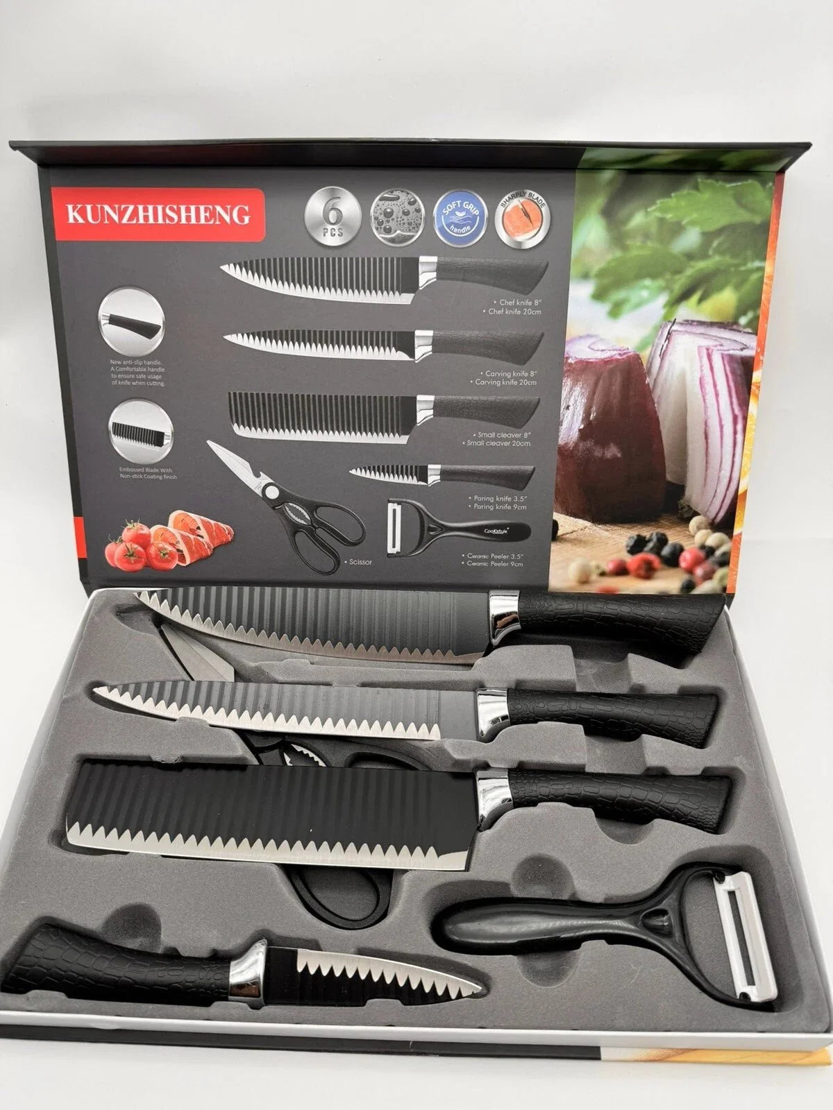 KUNZHISHENG - 6 pcs Knife Set